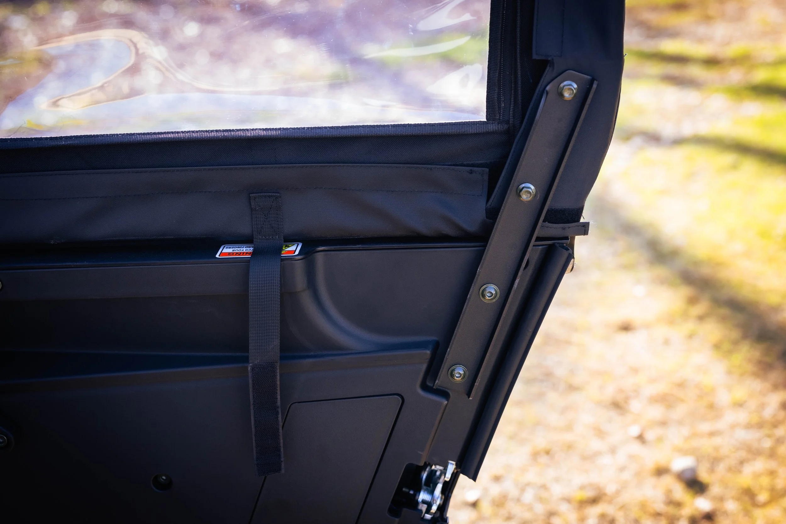 Front Half Doors Zip Window - Framed Canvas — Axis Offroad